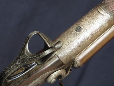 J. Blanch & Son 12 Bore Back Action Thumblever Hammergun with 29” Nitro Damascus Barrels - Image 3 of 13