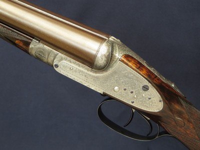 Stephen Grant & Sons 12 Bore Sidelock Ejector with Sidelever and 30” Nitro Damascus Barrels - Image 4 of 12