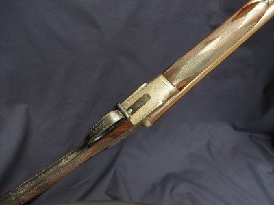 Stephen Grant & Sons 12 Bore Sidelock Ejector with Sidelever and 30” Nitro Damascus Barrels - Image 9 of 12