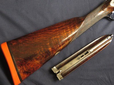 Stephen Grant & Sons 12 Bore Sidelock Ejector with Sidelever and 30” Nitro Damascus Barrels - Image 8 of 12