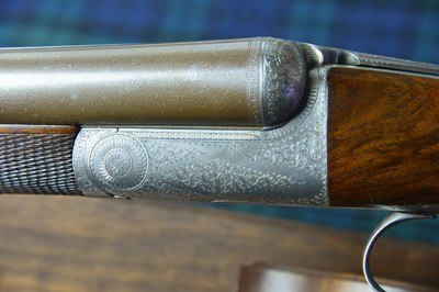 James MacNaughton & Sons 12 Bore “Edinburgh Gun” Round Action Ejector with Beautifully Figured Nitro Damascus Barrels - Image 4 of 15