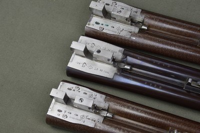 PAIR – Stephen Grant & Son 12 Bore Sidelock Ejectors with 30” Very Highly Figured Nitro Damascus Barrels and Highly Figured French Walnut - Image 12 of 12