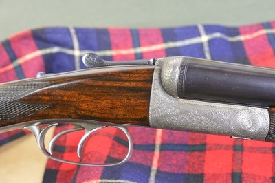 James MacNaughton & Sons Round Action Ejector – Original Nitro Steel Barrels – Profuse Engraving - Edinburgh - Image 5 of 15