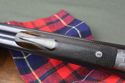 James MacNaughton & Sons Round Action Ejector – Original Nitro Steel Barrels – Profuse Engraving - Edinburgh - Image 7 of 15