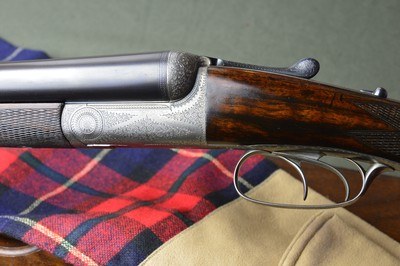 James MacNaughton & Sons Round Action Ejector – Original Nitro Steel Barrels – Profuse Engraving - Edinburgh - Image 6 of 15