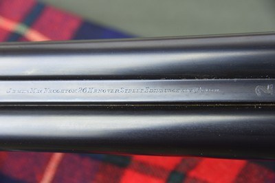 James MacNaughton & Sons Round Action Ejector – Original Nitro Steel Barrels – Profuse Engraving - Edinburgh - Image 12 of 15