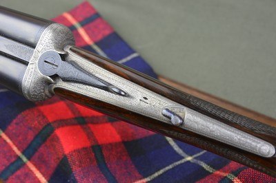 James MacNaughton & Sons Round Action Ejector – Original Nitro Steel Barrels – Profuse Engraving - Edinburgh - Image 4 of 15