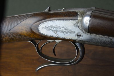 Thomas Woodward 12 Bore Sidelock with 30” Highly Figured Nitro Damascus Barrels – 2-3/4” - Image 3 of 15