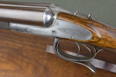 Thomas Woodward 12 Bore Sidelock with 30” Highly Figured Nitro Damascus Barrels – 2-3/4” - Image 1 of 15