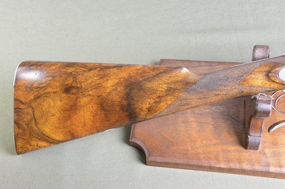 Thomas Woodward 12 Bore Sidelock with 30” Highly Figured Nitro Damascus Barrels – 2-3/4” - Image 8 of 15