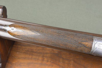 Thomas Woodward 12 Bore Sidelock with 30” Highly Figured Nitro Damascus Barrels – 2-3/4” - Image 11 of 15