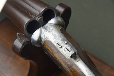 Thomas Woodward 12 Bore Sidelock with 30” Highly Figured Nitro Damascus Barrels – 2-3/4” - Image 6 of 15