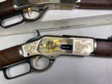 Two Winchester 1873 Very Limited Edition “BLACK GOLD” 45 Colt - 9 of 15