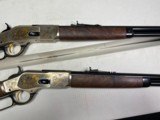 Two Winchester 1873 Very Limited Edition “BLACK GOLD” 45 Colt - 3 of 15