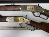 Two Winchester 1873 Very Limited Edition “BLACK GOLD” 45 Colt - 15 of 15