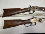 Two Winchester 1873 Very Limited Edition “BLACK GOLD” 45 Colt - 14 of 15