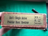 Colt Frontier Scout 22LR 1959 *Mint* - 8 of 9