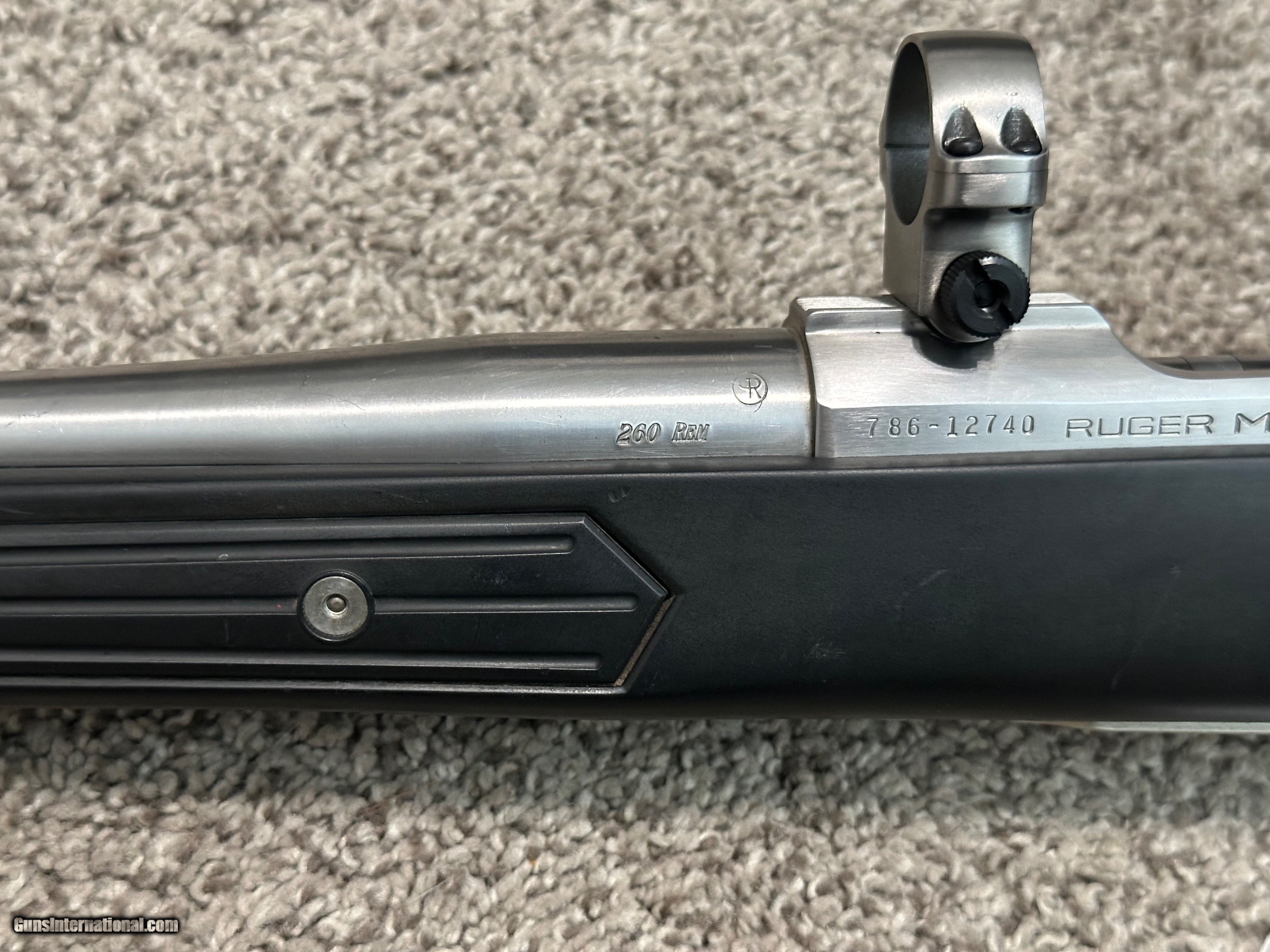 Ruger M77 Mark II Paddle 260 rem rare zytel skeleton
