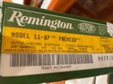 Remington 1187 11-87 Premier 12 ga Rem Choke shotgun 175th anniversary Mint in Box with papers - 13 of 15