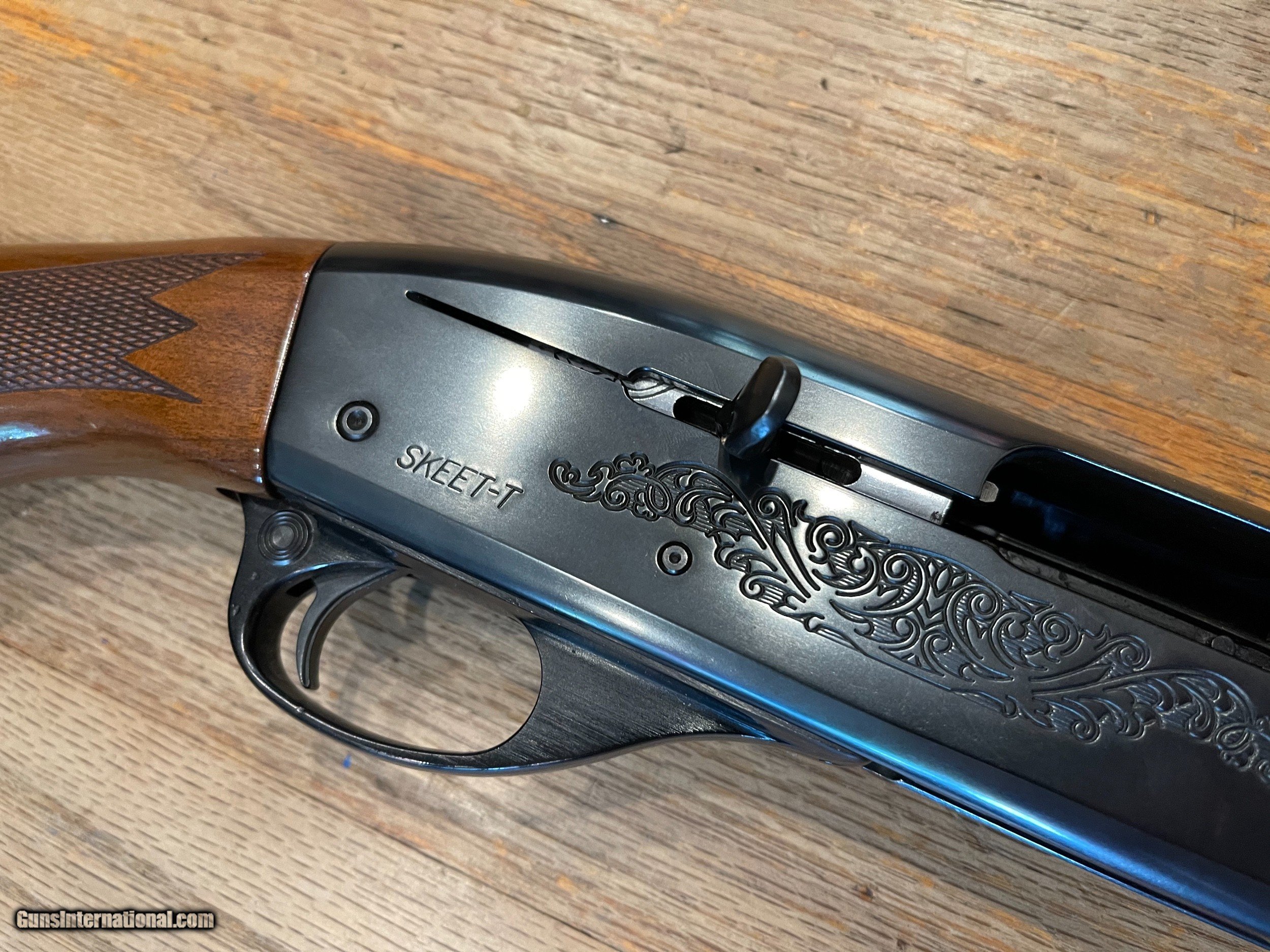 GORGEOUS REMINGTON 1100 28 GA SEMI AUTO SHOTGUN WITH GORGEOUS WOOD ...