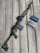 Springfield M1A Scout Squad custom Tiger Stripe - 1 of 15