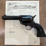 Lettered Colt SAA – 38 WCF with 4 3/4” barrel - 1 of 12