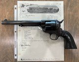 Lettered Colt SAA – 45 LC with 7 1/2 inch barrel - 1 of 9