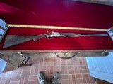 Factory Master Engraved and Gold Inlaid Belgian Browning Superposed American Mallard Edition Shotgun with Case - 13 of 14