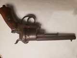 Antique 9mm pinfire revolver - 2 of 4