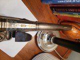 Antique .60 cal Dusseau Flintlock Damascus Barrel Pistol - 8 of 15