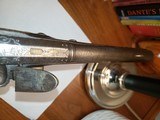 Antique .60 cal Dusseau Flintlock Damascus Barrel Pistol - 7 of 15