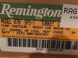 Remington 870 SPS-T 25th Anniversary NWTF shotgun NIB - 7 of 12