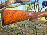 American Hunting Rifles CZ 550 by Wayne Jacobson in 338-06 Exquisite Walnut Stock in Beautiful Condition - 4 of 8