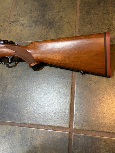 Ruger M77 RSI Mannlicher, tang safety, red pad, 243 - Image 7 of 15