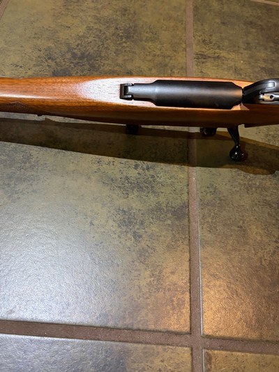 Ruger M77 RSI Mannlicher, tang safety, red pad, 243 - Image 13 of 15