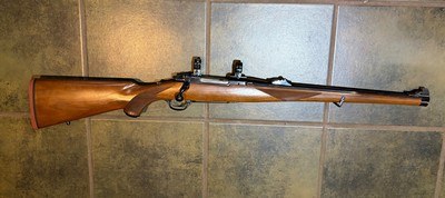 Ruger M77 RSI Mannlicher, tang safety, red pad, 243 - Image 1 of 15