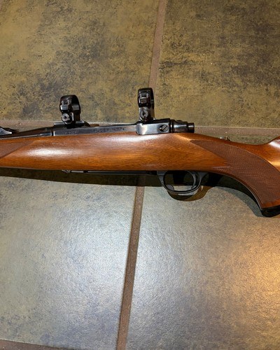 Ruger M77 RSI Mannlicher, tang safety, red pad, 243 - Image 8 of 15