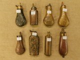 Lot of 8 Powder Flasks - 1 of 8