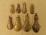 Lot of 8 Powder Flasks - 2 of 2