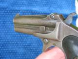 Antique Remington .41 O/U Derringer. Tight As New. Excellent Hinges. Blue. - 3 of 12