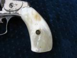 Antique Smith & Wesson Rare 2nd Model DA. 32 Caliber With Holster Rig.!!! Pearl Grips!!! - 8 of 12