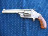 Antique Smith & Wesson 2nd Model SA. Rare 5 Inch Barrel & Red Mottled Grips. - 1 of 13
