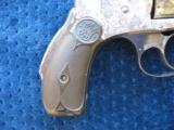 Antique 3rd Model Smith & Wesson .38 Caliber Safety Hammerless. Excellent Mechanics. Mint Bore And Chambers - 9 of 15