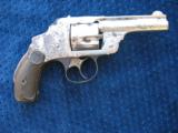 Antique 3rd Model Smith & Wesson .38 Caliber Safety Hammerless. Excellent Mechanics. Mint Bore And Chambers - 5 of 15