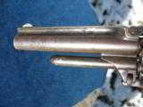 Antique Smith & Wesson 1/12 2nd Model .32 RF. Tight Hinge. Lots of Blue!!! Excellent Mechanics - 3 of 15