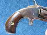 Antique Smith & Wesson 1/12 2nd Model .32 RF. Tight Hinge. Lots of Blue!!! Excellent Mechanics - 7 of 15