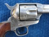 Antique Colt Single Action. 45 Caliber. Factory letter MFG. 1885. With Antique Holster - 9 of 15