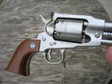 As New Ruger Old Army Stainless Steel Percussion With Original Box, Papers, Nipple Wrench. - 8 of 15