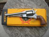As New Ruger Old Army Stainless Steel Percussion With Original Box, Papers, Nipple Wrench. - 2 of 15