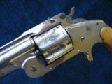 Excellent Smith &Wesson First Model Baby Russian. Excellent Mechanics. Bone Grips. - 3 of 14
